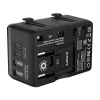 BlitzWolf BW-TA1 4 az 1-ben utazóadapter - 2x USB + USB-C + PD 20W