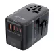 BlitzWolf BW-TA2 5 az 1-ben utazóadapter - 2x USB PD + 2× USB-C QC + USB-C GaN 100W