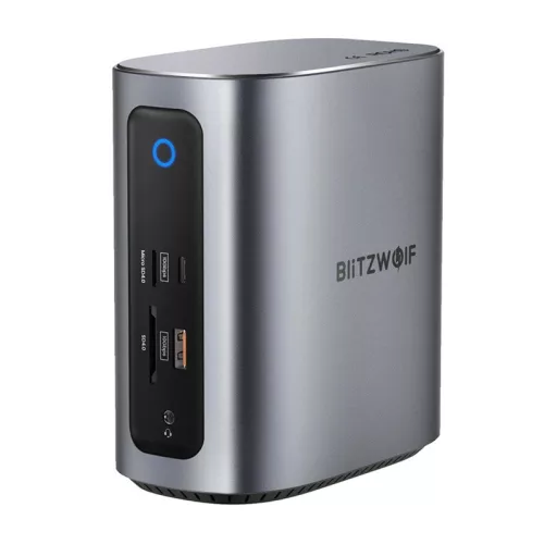 BlitzWolf 17in1 Multifunkciós Dokkolóállomás USB-C És HDMI Csatlakozó(51250)