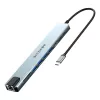 BlitzWolf 10in1 USB-C Dokkolóállomás (Ezüst) (BW-TH5)
