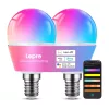LEPRO BP1-2 E14 LED-izzó Bluetooth- és Wi-Fi-kapcsolattal, 470 lm, 2 db-os csomag