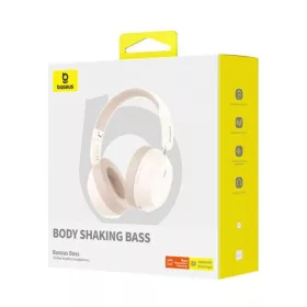   Baseus fülhallgató Bluetooth Bass 35 Max vezeték nélküli fejhallgató BT 5.3 (fehér)