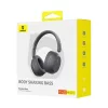 Baseus fejhallgató Bluetooth Bass 35 Max vezeték nélküli fejhallgató BT 5.3 – PNC (szürke)