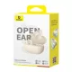 Baseus fülhallgató Bluetooth Bass 15 Clip vezeték nélküli fejhallgató BT 5.4 (fehér)