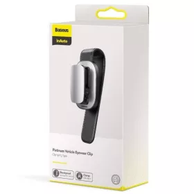   Baseus Car Tool Platinum Vehicle eyewear clip (Clamping type) (ezüst)