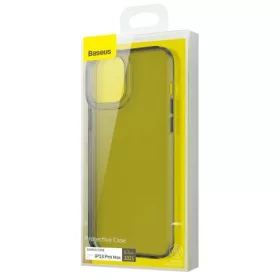 Baseus Simple iPhone 13 Pro telefontok (átlátszó fekete)