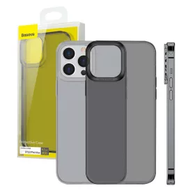   Baseus Simple átlátszó tok iPhone 13 Pro Max készülékhez (szürke)