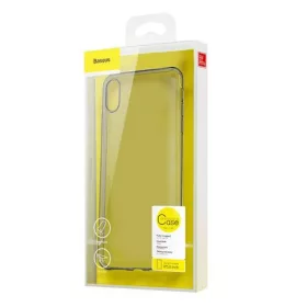   Baseus Simplicity védőtok iPhone Xs készülékhez (Átlátszó fekete)