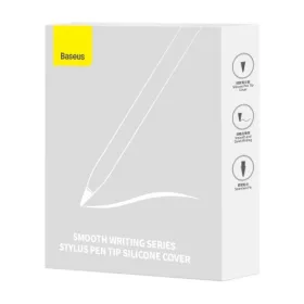   Baseus tablet érintőceruza cserélhető szilikon hegyek (12 db) – érintőceruza (Soft) (fehér)