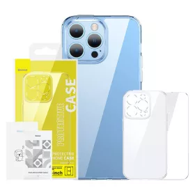   Baseus SuperCeramic átlátszó üvegtok és üvegfólia iPhone 14 Plus