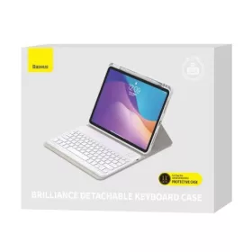   Baseus Brilliance billentyűzetes tok iPad Pro 11-hez (fehér)