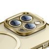 Baseus Glitter iPhone 14 Pro Mágneses telefontok, üvegfólia és tisztító készlet (arany)