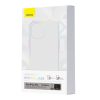 Baseus Crystal Series tok iPhone 12 Pro (átlátszó), edzett üvegfólia + tisztító készlet