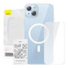 Baseus Crystal Series mágneses tok iPhone 14 Plus készülékhez + edzett üvegfólia