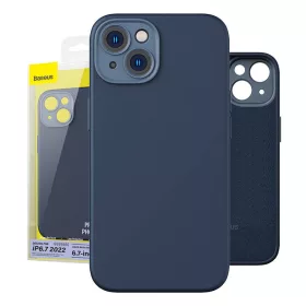   Baseus Liquid Silica iPhone 14 Plus Tok és üvegfólia (kék)