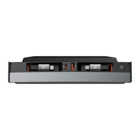   Baseus T-Space hub USB-C Lightning kábellel Teslához (fekete)