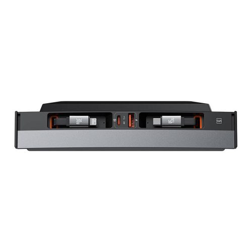 Baseus T-Space hub USB-C Lightning kábellel Teslához (fekete)