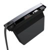Baseus T-Space hub USB-C Lightning kábellel Teslához (fekete)