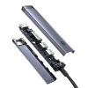 Baseus UltraJoy 7 az 1-ben USB-C HDMI +2xUSB3.0+PD+SD/TF+3.5mm Hub (szürke)