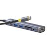 Baseus UltraJoy 7 az 1-ben USB-C HDMI +2xUSB3.0+PD+SD/TF+3.5mm Hub (szürke)
