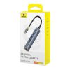 Baseus UltraJoy 7 az 1-ben USB-C HDMI +2xUSB3.0+PD+SD/TF+3.5mm Hub (szürke)