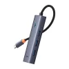 Baseus UltraJoy 5 az 1-ben USB-C hub/adapter - HDMI, 4x USB 3.0 - szürke