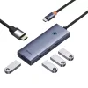Baseus UltraJoy 5 az 1-ben USB-C hub/adapter - HDMI, 4x USB 3.0 - szürke