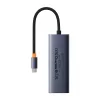 Baseus UltraJoy 5 az 1-ben USB-C hub/adapter - HDMI, 4x USB 3.0 - szürke