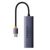 Baseus UltraJoy 4 az 1-ben USB-C hub/adapter - 4x USB 3.0 - űrszürke