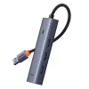 Baseus UltraJoy 4 az 1-ben USB-C hub/adapter - 4x USB 3.0 - űrszürke