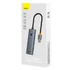 Baseus UltraJoy 4 az 1-ben USB-C hub/adapter - 4x USB 3.0 - űrszürke