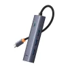 Baseus UltraJoy 4 az 1-ben USB-C hub/adapter - USB 3.0 - szürke
