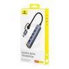 Baseus UltraJoy 4 az 1-ben hub USB-A&USB-C 4xUSB3.0+USB-C (szürke)