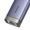 Baseus UltraJoy 4 az 1-ben hub USB-A&USB-C 3xUSB3.0+USB-C+RJ45 (szürke)