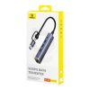 Baseus UltraJoy 4 az 1-ben hub USB-A&USB-C 3xUSB3.0+USB-C+RJ45 (szürke)