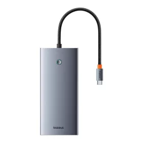   Baseus PortalJoy 13-in-1 Hub USB-C HDMI+DP+VGA+C+USB+PD+RJ45+SD/TF+3.5mm (szürke)