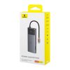 Baseus Adapter Hub 10 az 1-ben USB-C - 2x HDMI, USB-C, 3xUSB-A, RJ45, SD/TF, PD (szürke)
