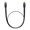 Baseus Cat 7 UTP Ethernet RJ45 lapos kábel, 1m (fekete)