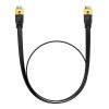 Baseus Cat 7 UTP Ethernet RJ45 lapos kábel, 1m (fekete)