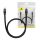 Baseus Cat 7 10Gb Ethernet RJ45 kábel 2m (Fekete)