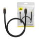 Baseus Cat 7 10Gb Ethernet RJ45 kábel 2m (Fekete)