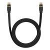 Baseus Cat 7 UTP Ethernet RJ45 lapos kábel, 5m (fekete)