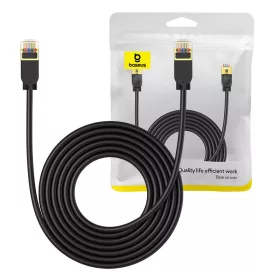 Baseus Cat 7 10Gb Ethernet RJ45 kábel 5m (Fekete)