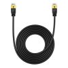 Baseus Cat 7 10Gb Ethernet RJ45 kábel 5m (Fekete)