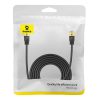 Baseus Cat 7 10Gb Ethernet RJ45 kábel 5m (Fekete)