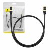 Baseus Hálózati kábel Cat.8, Ethernet RJ45, 40Gbps, 0,5m (fekete)