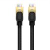 Baseus Hálózati kábel Cat.8, Ethernet RJ45, 40Gbps, 0,5m (fekete)