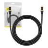 Baseus Hálózati kábel Cat.8, Ethernet RJ45, 40Gbps, 1,5m (fekete)