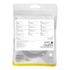 Baseus Hálózati kábel Cat.8, Ethernet RJ45, 40Gbps, 1,5m (fekete)