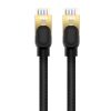 Baseus Hálózati kábel Cat.8, Ethernet RJ45, 40Gbps, 3m (fekete)
